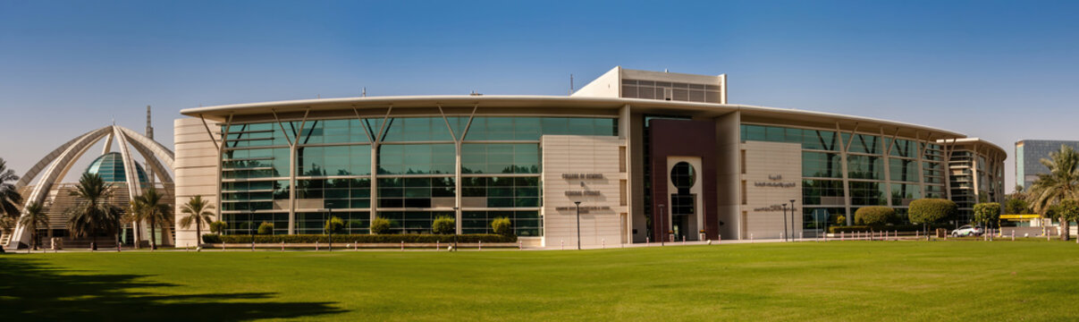 November 30, 2019 - Riyadh, Saudi Arabia: The main building of Alfaisal University and university mosque