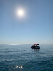 Obraz premium boat on the sea