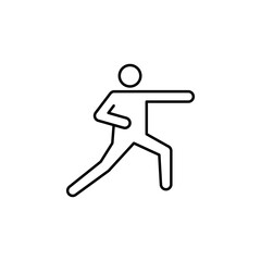 martial art, karate line icon. Signs and symbols can be used for web, logo, mobile app, UI, UX