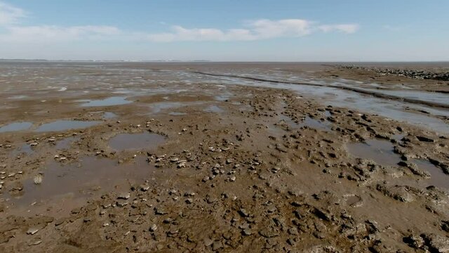 a view of the Wadden Sea in Germany
