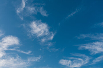 Fototapeta premium Beautiful clouds against a blue sky