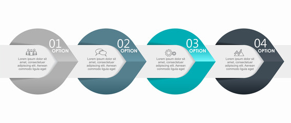Infographic design template with place for your data. Vector illustration.