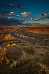Bend in the road on Route 66