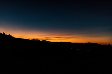Atardecer desde el monte Onyi