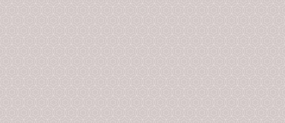 Subtle vector abstract geometric seamless pattern. Thin lines texture with grid, stars, diamonds, floral shapes. Oriental style luxury background. Subtle light gray ornament, modern repeat design 