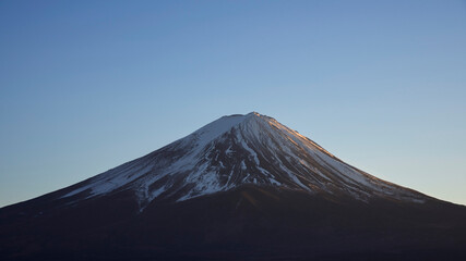 Fototapeta premium Mountain catching the sun