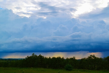 landscape with clouds