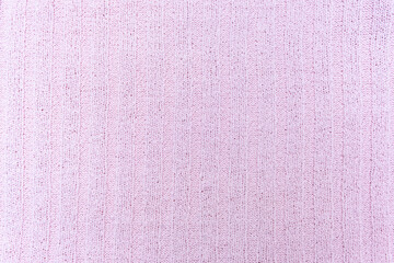 Pink vertical line knitting fabric texture background or knitted pattern background for design