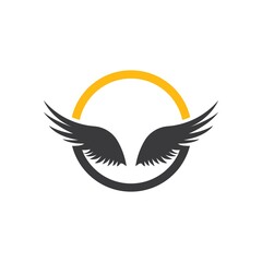 Wing Logo Vector Design for Company, Tattoo, etc