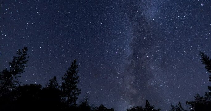Beautiful Starlight in this Milky Way Galaxy Time-lapse.