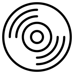 Schallplatte Musik Instrument Icon
