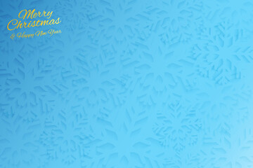 Holiday greeting Snowflake abstract background.