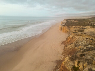 View of Praia d'El Rey, Atlantic Ocean, Portugal