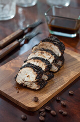 Grilled Chicken Breast with Coffee Rub