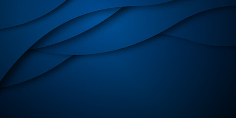 Blue abstract wavy background. Vector illustration design for corporate business presentation, banner, cover, web, flyer, card, poster, game, texture, slide, magazine, and powerpoint. 