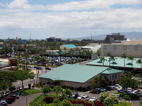 Aerial View Of Pier 1 Imports And Ward Village In Kakaʻako