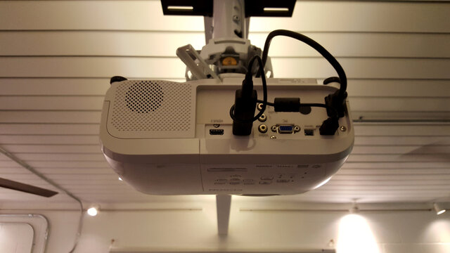 Epson Video Projector Hangs inside Studio