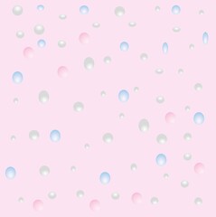 Delicate light pink background with colorful balloons. gradient. You can use it for decorating walls and Wallpaper. fabric, greeting cards.