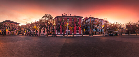 Urdanibia-Mosku square at Irun; Basque Country.