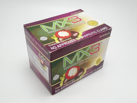 Mx3 Mangosteen xanthone capsule in Quezon City, Philippines