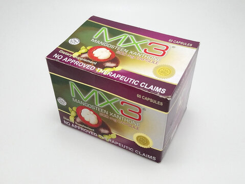 Mx3 Mangosteen xanthone capsule in Quezon City, Philippines