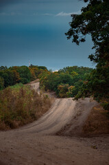 A road before the storm