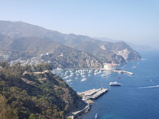 Obraz premium Catalina Island coast port