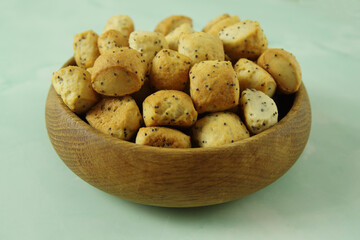 Kuciukai or Slizikai are Traditional Lithuanian Christmas Eve cookies served on the Christmas Eve dinner in Lithuania. Kuciukai are eaten with poppy milk.