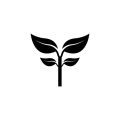 leaf icon vector symbol template