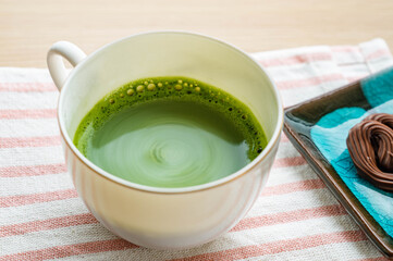 カジュアルに飲む抹茶