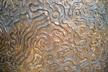 Abstract texture pattern looks like a steel sculpture material.