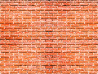 Old red brick texture details background. Paint brickwork wall and copy space.