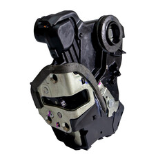 Used car central door lock motor on white background