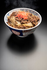 牛丼 黒バック