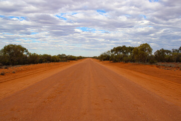 Fototapeta na wymiar road in the Outback