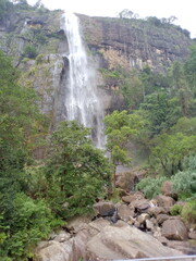 Obraz premium The most beautiful waterfall in Sri Lanka