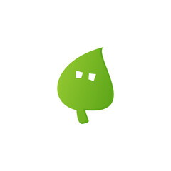 Illustration Vector Graphic of leaf house Logo