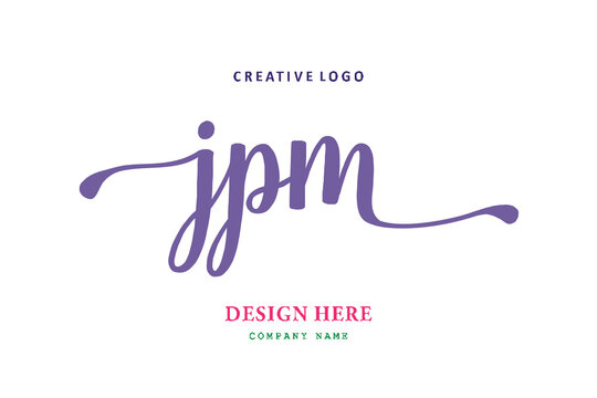 JPM lettering logo is simple, easy to understand and authoritative