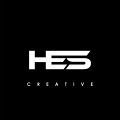 HES Letter Initial Logo Design Template Vector Illustration