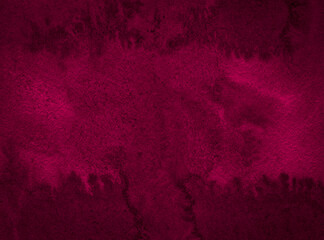 Burgundy watercolor. Saturated crimson Background for the site, postcards, posters, congratulations.