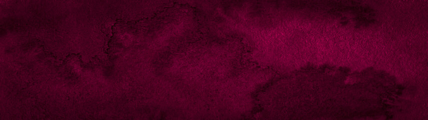 Rich burgundy watercolor background. Murrey texture for creative design.