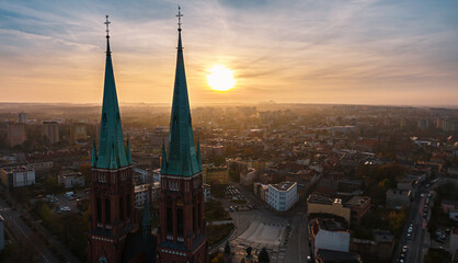 Bazylika o zachodzie © Mateusz