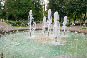 Fountain in the city park
