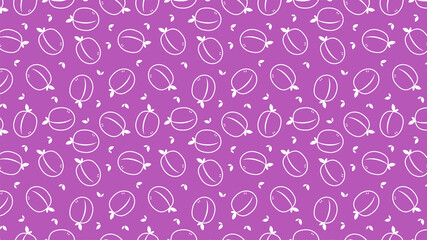 Prunes vector. Prunes doodle pattern wallpaper. background.