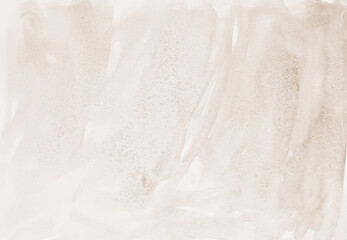 Abstract watercolor on paper texture as background. In Sepia toned. Retro style
