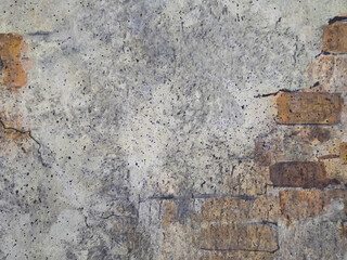 Wallpapers of old cement and bricks