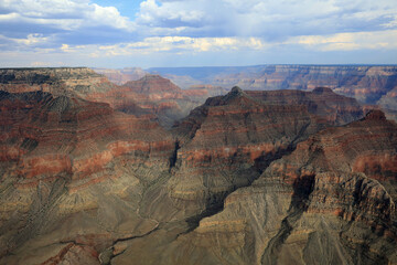 Rockformation in Grand Canyon National Park. Arizona. USA