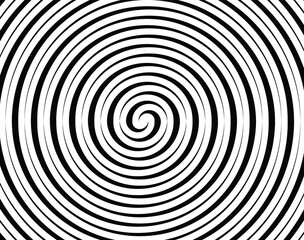 Dotted, dots, speckles abstract concentric circle. Spiral, swirl, twirl element.Circular and radial lines volute, helix.Segmented circle with rotation.Radiating arc lines.Cochlear