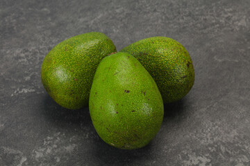 Ripe green dietary avocado - superfood