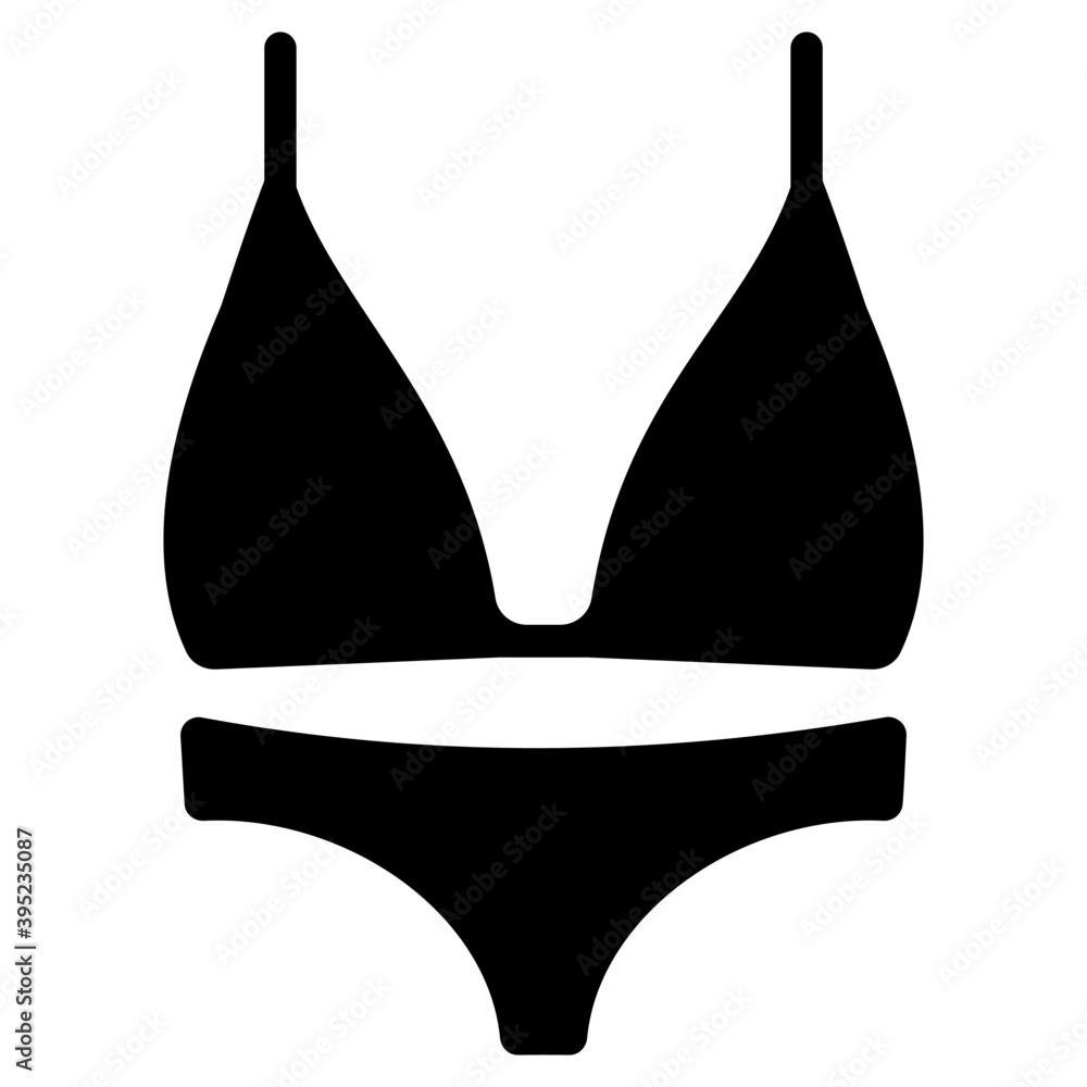 Canvas Prints ladies bikini vector